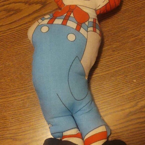 Vintage Raggedy Andy Pillow Doll 10" Tall - Picture 4 of 4